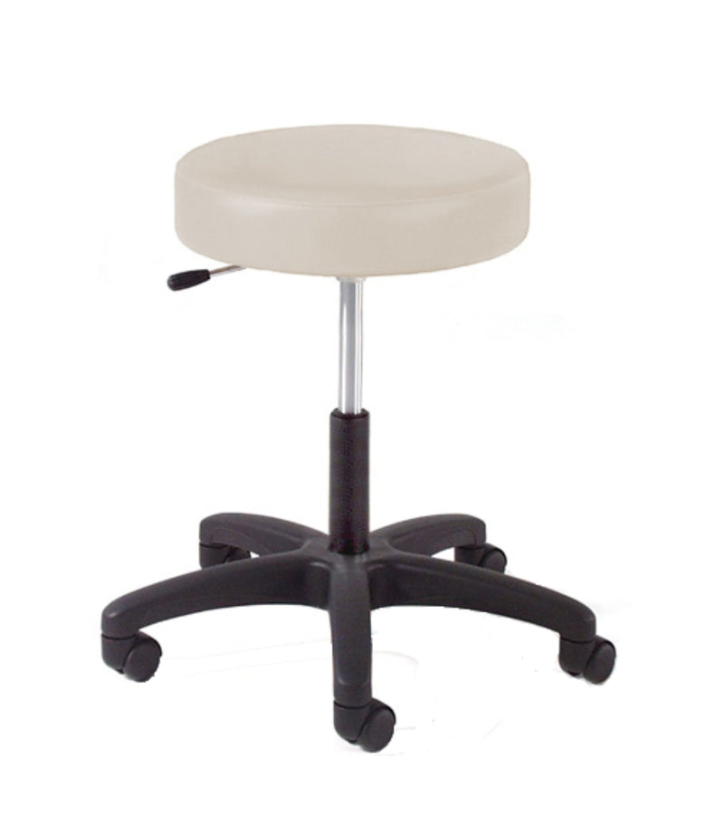 Graham Field Lab/Counter Stool, Single Lever Release, Black Composite Base With Backrest and Foot Ring ( Packaging - Each )