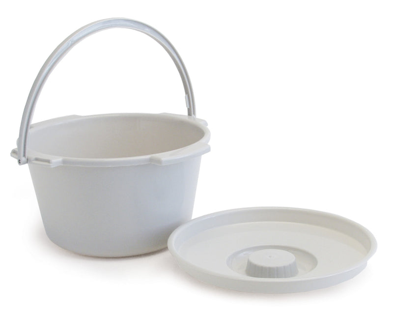 Graham Field Lumex Reusable Plastic 7 Quart Commode Pail, Autoclavable ( Color - Grey ) ( Packaging - Case of 6 )