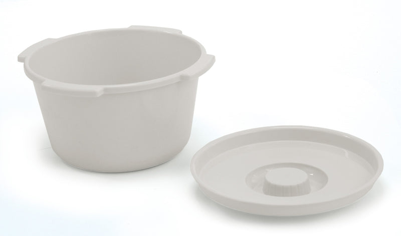 Graham Field Everyday Commode Pail, 7 Quart Capacity with cover ( Packaging - Case of 6 ) ( Color - Grey )