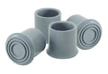 Graham Field Replacement tips for 6433A, 6437A, 6438A, 7103A-4, 7108A, 7108R, and 7107A-2 commodes ( Color - Grey ) ( Packaging - Bag of 4 )