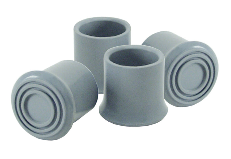 Graham Field Replacement tips for 6433A, 6437A, 6438A, 7103A-4, 7108A, 7108R, and 7107A-2 commodes ( Color - Grey ) ( Packaging - Bag of 4 )