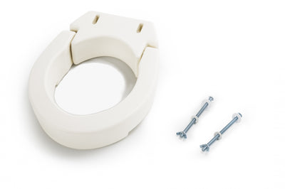 Graham Field Hinged Toilet Seat Risers Round ( Packaging - Case of 2 )