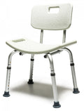 Graham Field Lumex Platinum Collection Bath Seat With Backrest, Retail ( Color - Standard Grey )