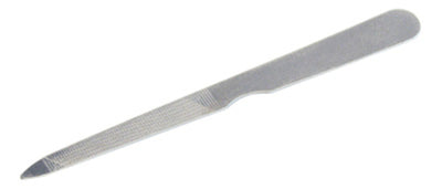 Graham Field Stainless Steel Triple Cut Nail File 5" (12.7 cm) (Packaging - Box of 12)