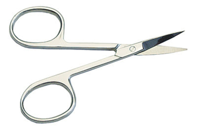 Graham Field Stainless Steel Manicure Scissor Curved Blades - 3.5" (8.9 cm) (Packaging - Each of 1)
