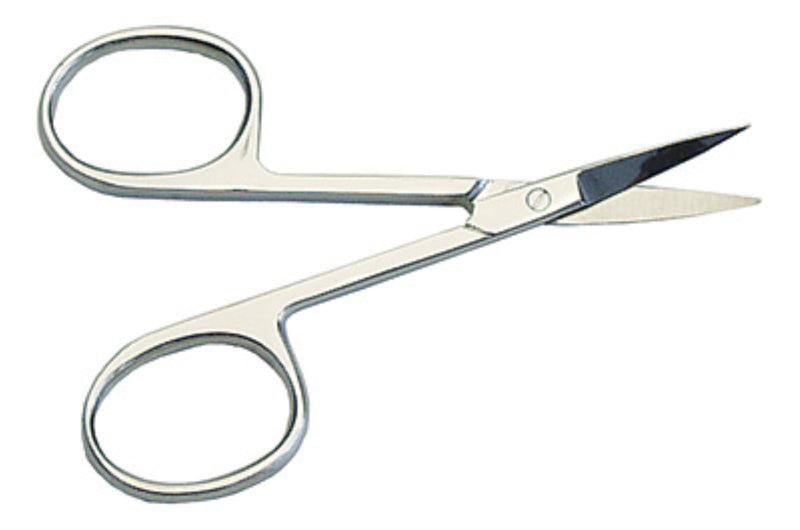 Graham Field Stainless Steel Manicure Scissor Curved Blades - 3.5" (8.9 cm) (Packaging - Each of 1)