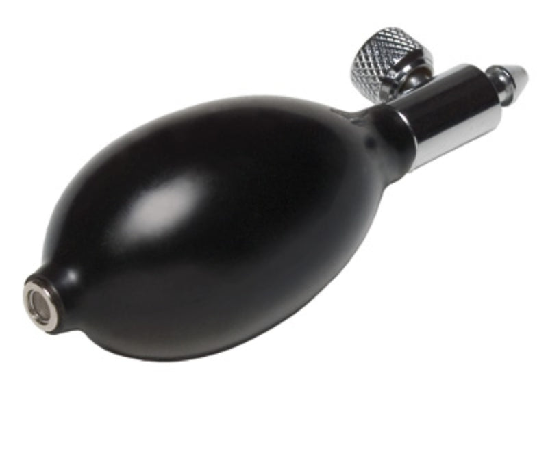 Graham Field Deluxe Bulb: Deluxe End Valve & Air Release Valve, Black, Latex (Color - Black) (Packaging - Each)