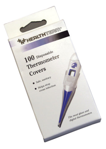 Graham Field HealthTeam® Disposable Probe Covers/Thermometer Sheaths Retail Packaged  ( Packaging - Box of 100 ) ( Color - Translucent )