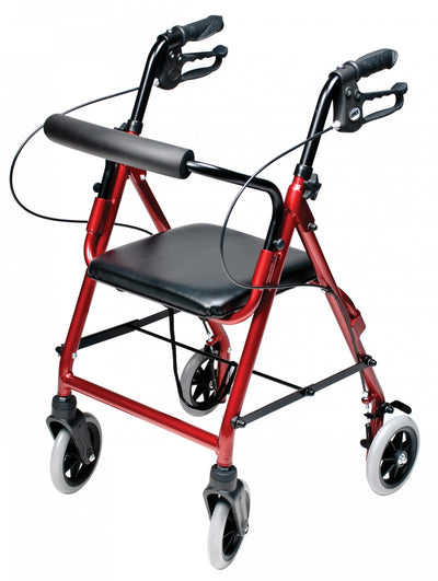 Graham Field Lumex  Walkabout Junior Four-Wheel Rollator Lite Junior Rollator, (Color - Burgundy) ( Packaging - Each of 1 )
