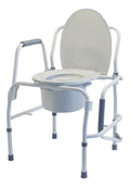 Graham Field Lumex Silver Collection Steel Drop Arm 3-in-1 Commode ( Color - Grey )