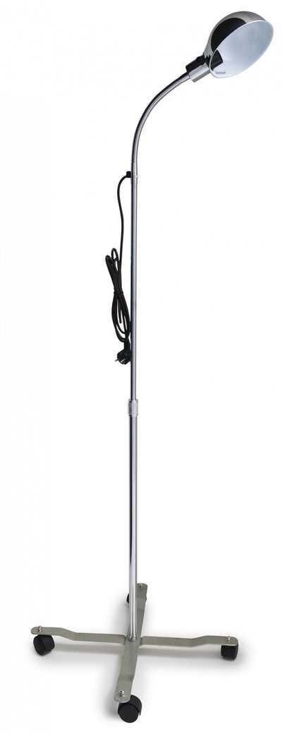 Graham Field Gooseneck Exam Lamp with Mobile Base, SOK-IT-GUARD Safety Lock ( Color - Chrome ) ( Packaging - Each of 1 )