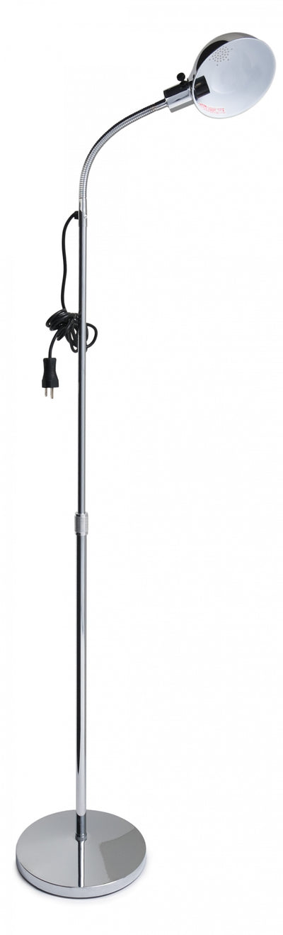 Graham Field Gooseneck Exam Lamp with Chrome-Plated Base, Hospital Grade Plug, SOK-IT-GUARD Safety Lock ( Color - Chrome ) ( Packaging - Each of 1 )