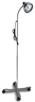 Graham Field Deluxe Gooseneck Exam Lamp with Mobile Base, 3 Wire, Clutch Collar Lock ( Color - Chrome ) ( Packaging - Each of 1 )