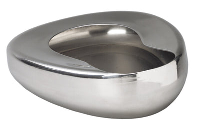 Graham Field Stainless Steel Bed Pan Adult: 14" x 11 3/8" (35.6 x 28.9 cm) Front height: 4 3/8" (11.1 cm) Rear height: 2 5/8" (6.7 cm) Weight capacity: 500lb (226.8 kg) ( Packaging - Each of 1 )