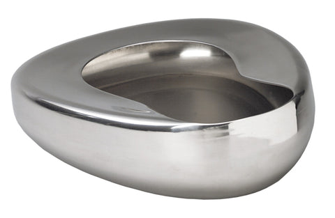 Graham Field Stainless Steel Bed Pan Adult: 14" x 11 3/8" (35.6 x 28.9 cm) Front height: 4 3/8" (11.1 cm) Rear height: 2 5/8" (6.7 cm) Weight capacity: 500lb (226.8 kg) ( Packaging - Each of 1 )