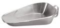 Graham Field Stainless Steel Fracture Bed Pan 12 ½" x 9 ¼" (31.8 x 23.5 cm)) Front height: 3" (7.6 cm) Back height: 1" (2.5 cm) ( Packaging - Each of 1 )