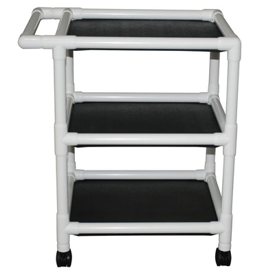 Graham Field PVC Three-Shelf Utility Cart ( Packaging - Each of 1 )