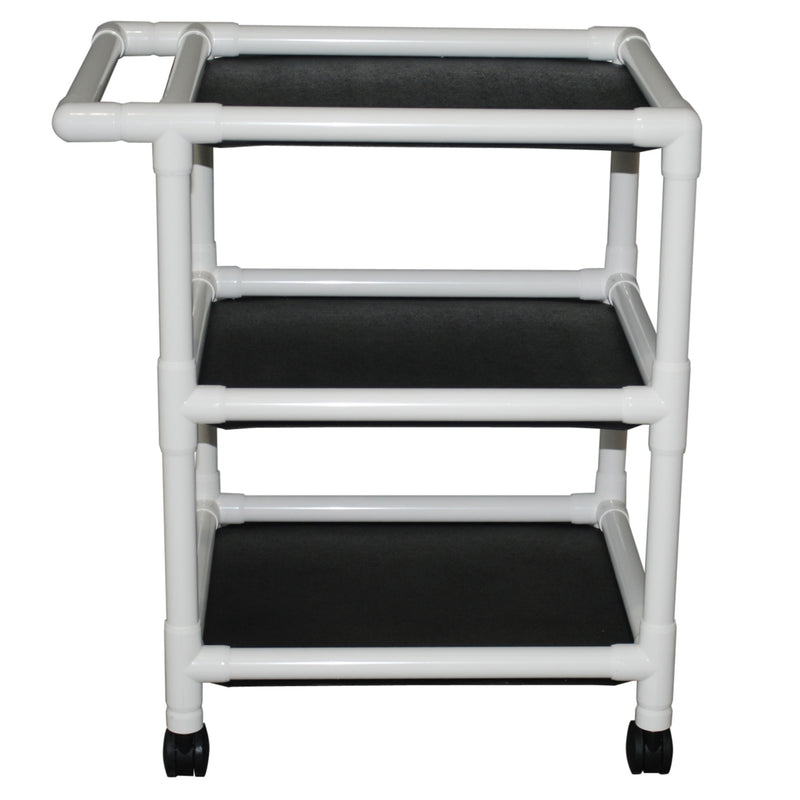 Graham Field PVC Three-Shelf Utility Cart ( Packaging - Each of 1 )