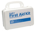 Graham Field Stocked First Aid Kit - 10 person Plastic case w/gasket 7-11/16" x 4-9/16" x 2-3/8" ( Packaging - Each of 1 )