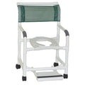 Graham Field Lumex 22" PVC Shower Commode Chair with Sliding Footrest Specify Color ( Packaging - Each of 1 )