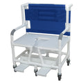 Graham Field Lumex 30" Bariatric Commode Bath Chair with Sliding Footrest Specify Color ( Packaging - Each of 1 )