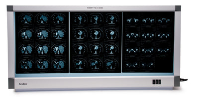 Graham Field X-Ray Illuminators Three Bank: 45.7" x 22.8" x 4.7" (116cm x 58cm x 12cm) ( Packaging - Each of 1 )