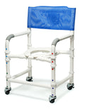 Graham Field Lumex 22" PVC Knock-Down Shower Commode Chair ( Color - Specify Color ) ( Packaging - Each )