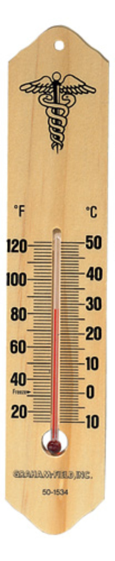 Graham Field  Room Thermometer 9.5" (24.1 cm) 14° – 122°F (-10° – 58°C) ( Packaging - Each of 1 )