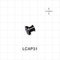 Female Luer Cap, Non-Vented, Black, 100/Bag -  - LCAP31