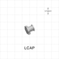 Female Luer Cap, Non-Vented, Natural, 100/Bag -  - LCAP