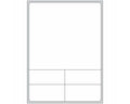 PDC Label Thermal Transfer Paper Extra Permanent 3" Core 4" X 5-1/2" White 1000 per Roll, 6 Rolls per Case | LDWXP137