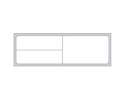 PDC Label Meditech Direct Thermal Paper Extra Permanent 3" Core 4"x1 1/4" White 3600 per Roll | LDWXP64