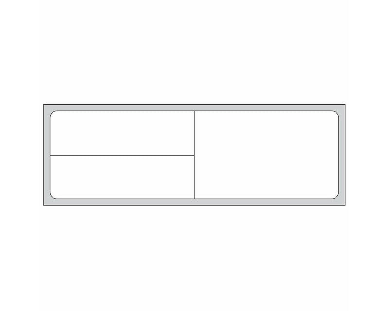 PDC Label Meditech Direct Thermal Paper Extra Permanent 3" Core 4"x1 1/4" White 3600 per Roll | LDWXP64
