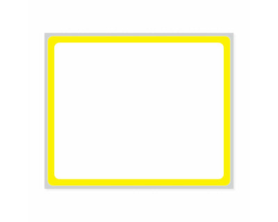PDC Label Direct Thermal Paper Permanent 3" Core 3 1/2"x2 7/8" Yellow 1350 per Roll, 4 Rolls per Case | LEMAR01