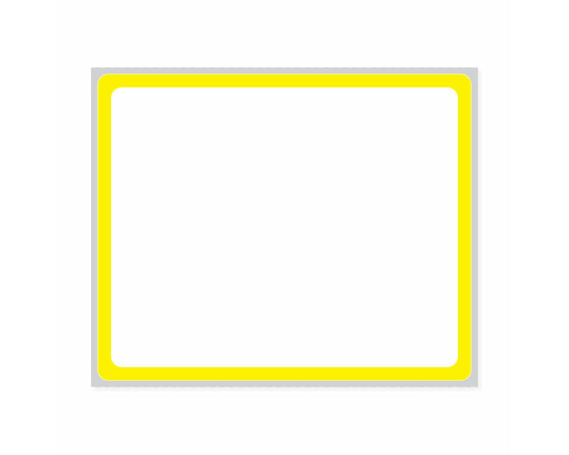 PDC Label Direct Thermal Paper Permanent 3" Core 3 1/2"x2 7/8" Yellow 1350 per Roll, 4 Rolls per Case | LEMAR01