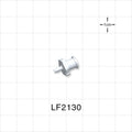 Female Luer Lock, Barbed, White, 100/Bag - Fits 1/16 inch ID Tubing (0.063 inch, 1.59 mm) - LF2130