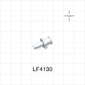 Female Luer Lock, Barbed, White, 100/Bag - Fits 1/8 inch ID Tubing (0.125 inch, 3.18 mm) - LF4130