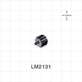 Male Luer Lock, Barbed, Black, 100/Bag - Fits 1/16 inch ID Tubing (0.063 inch, 1.59 mm) - LM2131