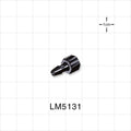 Male Luer Lock, Barbed, Black, 100/Bag - Fits 5/32 inch ID Tubing (0.156 inch, 3.97 mm) - LM5131