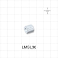 Fixed Lock Ring, White, 100/Bag -  - LMSL30
