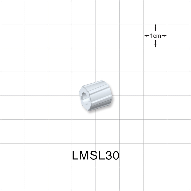 Fixed Lock Ring, White, 100/Bag -  - LMSL30