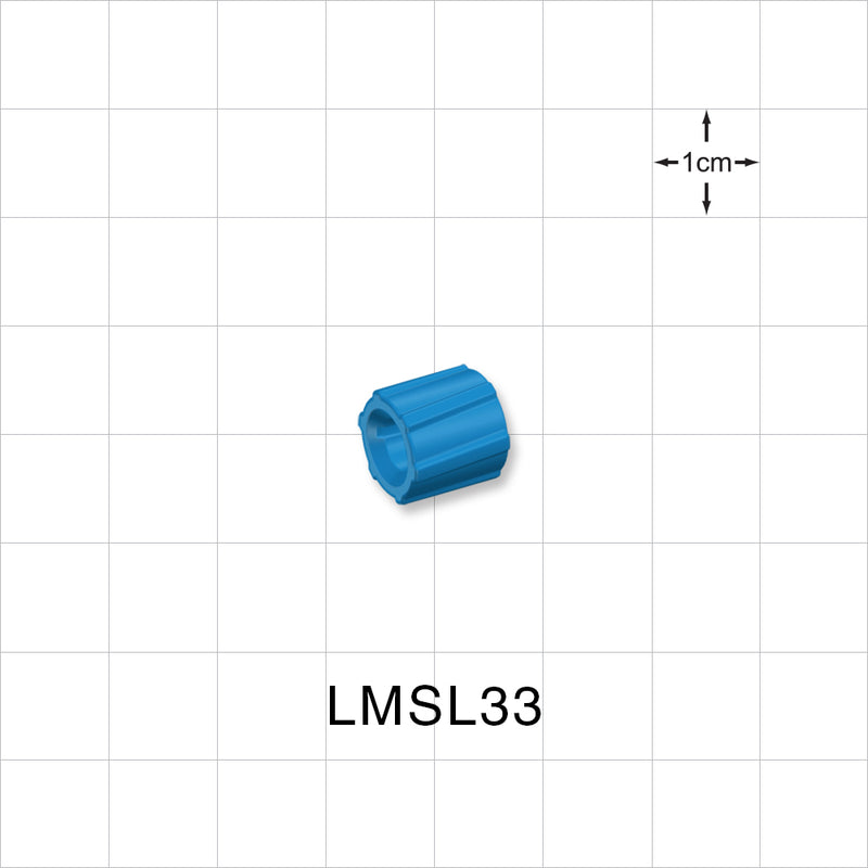 Fixed Lock Ring, Blue, 100/Bag -  - LMSL33