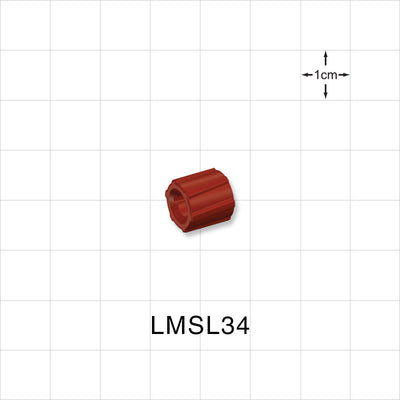 Fixed Lock Ring, Red, 100/Bag -  - LMSL34