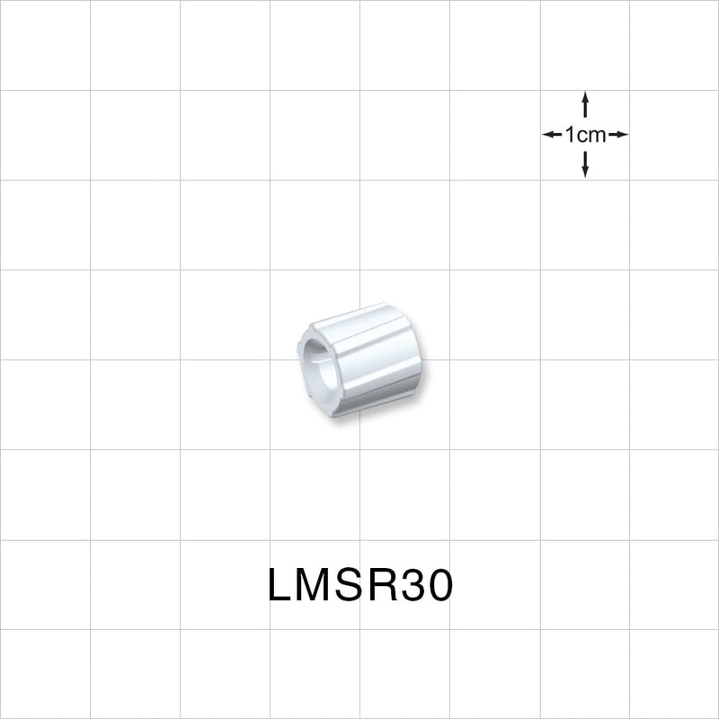Spin Lock Ring, White, 100/Bag -  - LMSR30