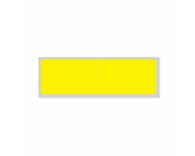 PDC Label Meditech Direct Thermal Paper Extra Permanent 3" Core 4"x1 1/4" Yellow 3600 per Roll | LMXPY91