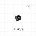 Male Luer Cap, Non-Vented, Black, 100/Bag -  - LPLUG31