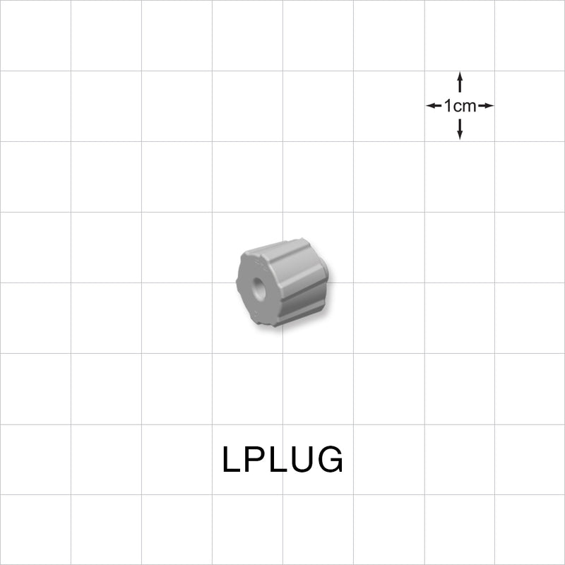 Male Luer Cap, Non-Vented, Natural, 100/Bag -  - LPLUG