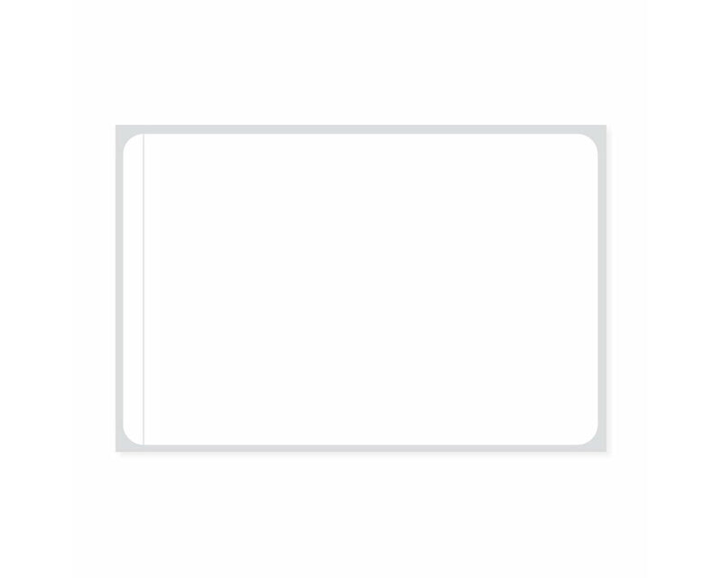 PDC Label Thermal Transfer Piggyback Paper Permanent 3" Core 3" X 2" White 2000 per Roll | LTPB547