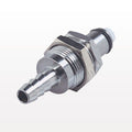 MC Connector, Panel Mount Insert, Non-Valved, Barbed - Fits 1/8 inch ID Tubing (0.125 inch, 3.18 mm) - MC4202