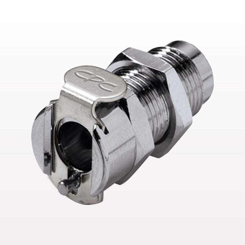 MC Connector, Panel Mount Body, Valved, Barbed - 10-32 inch UNF - MCD181032